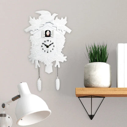 Wall Decor: Mandir Design Wall Clock White