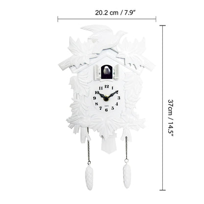 Wall Decor: Mandir Design Wall Clock White