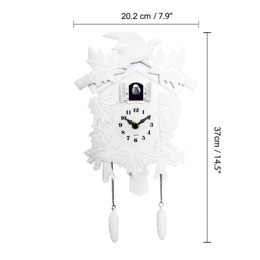 Wall Decor: Mandir Design Wall Clock White