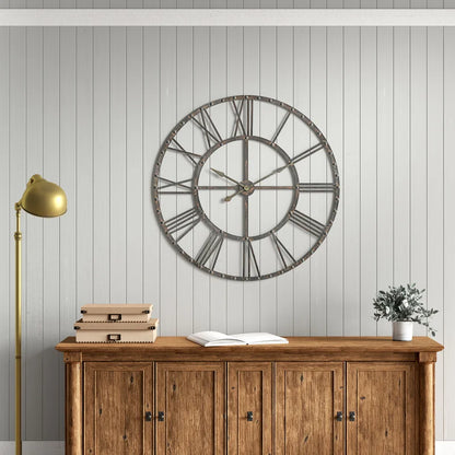 Wall Decor: Metal Wall Clock