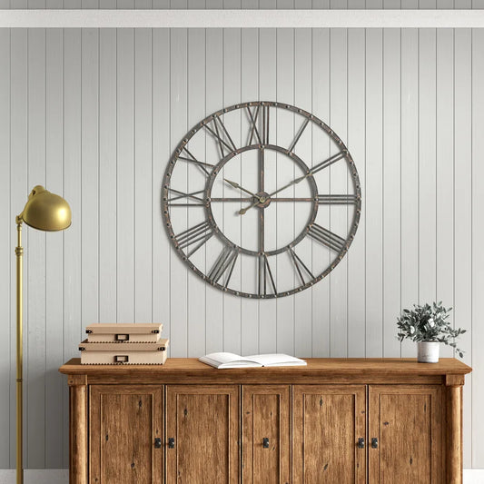 Wall Decor: Metal Wall Clock