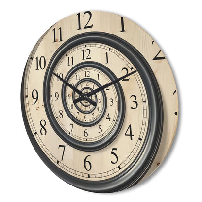 Wall Decor: Solid Wood Wall Clock
