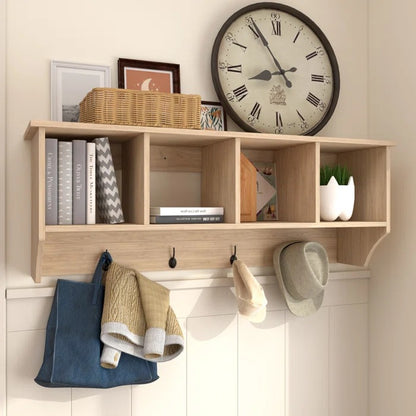 Wall Hook: 4 cabinets Hook Wall Mounted Coat Rack