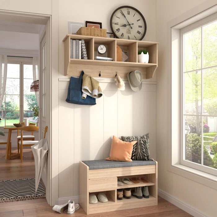 Wall Hook: 4 cabinets Hook Wall Mounted Coat Rack