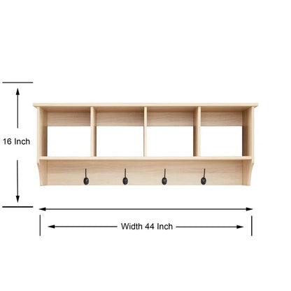 Wall Hook: 4 cabinets Hook Wall Mounted Coat Rack