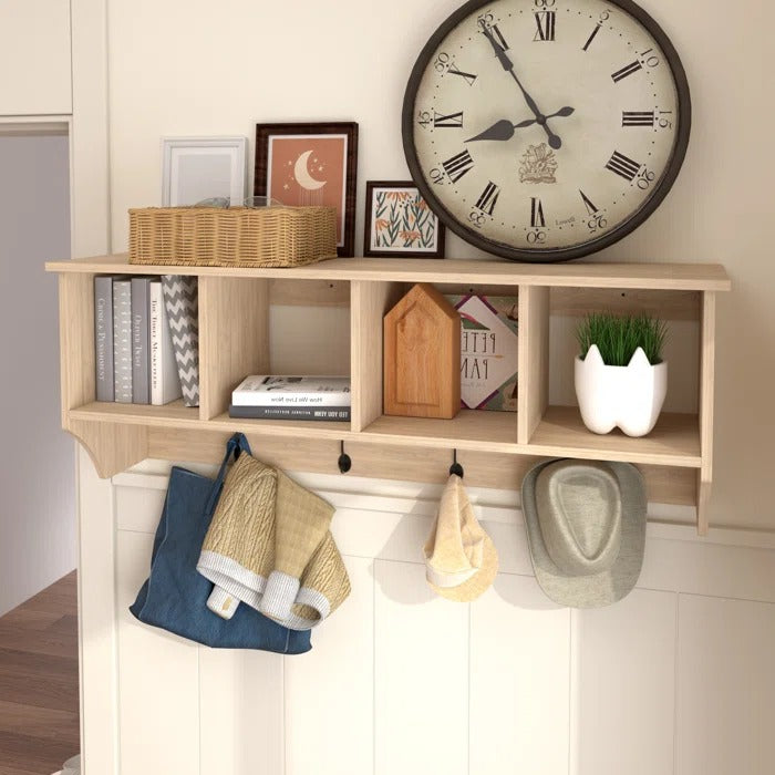 Wall Hook: 4 cabinets Hook Wall Mounted Coat Rack
