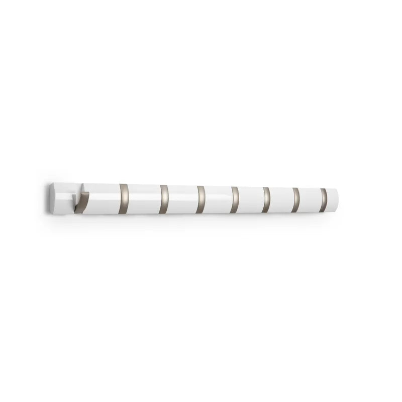 Wall Hook: 8 Hook Wall Mounted Coat Rack