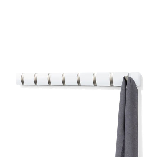 Wall Hook: 8 Hook Wall Mounted Coat Rack