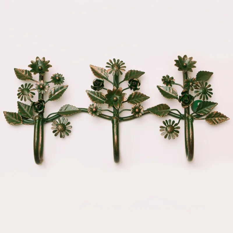 Wall Hook: Green Iron Wall Hook