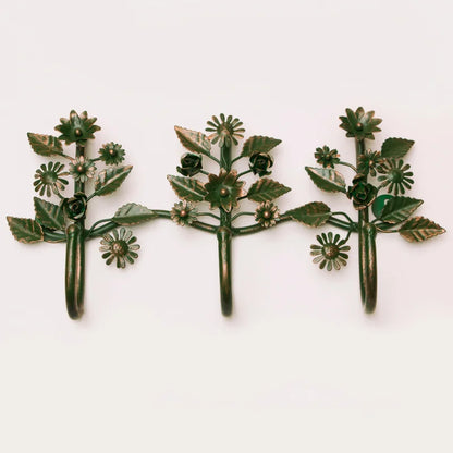 Wall Hook: Green Iron Wall Hook
