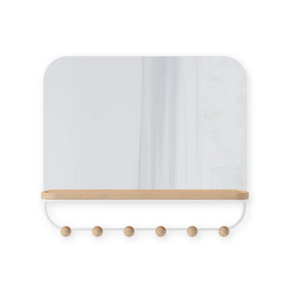 Wall Hook: Iron Wall Hanger With Mirror
