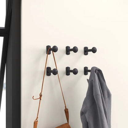 Wall Hook: 6 Iron Wall Rack