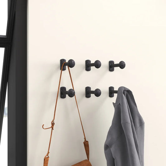 Wall Hook: 6 Iron Wall Rack