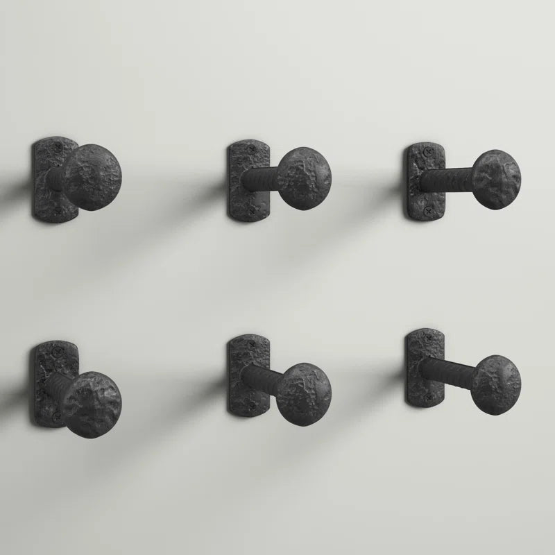 Wall Hook: 6 Iron Wall Rack