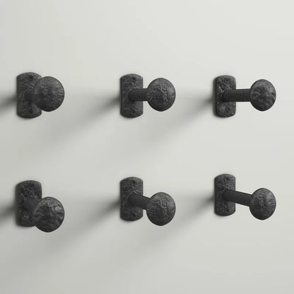 Wall Hook: 6 Iron Wall Rack