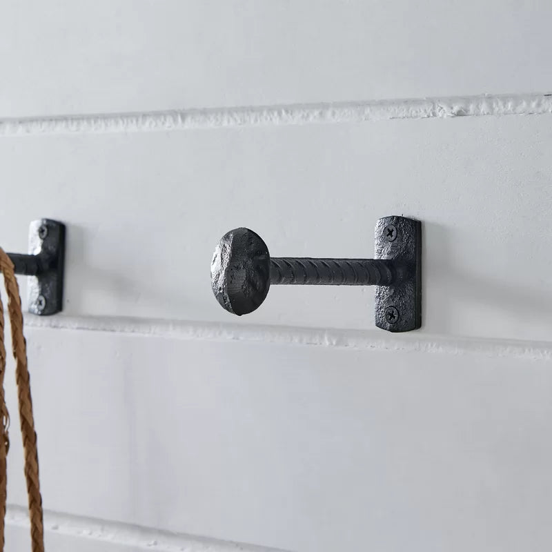 Wall Hook: 6 Iron Wall Rack