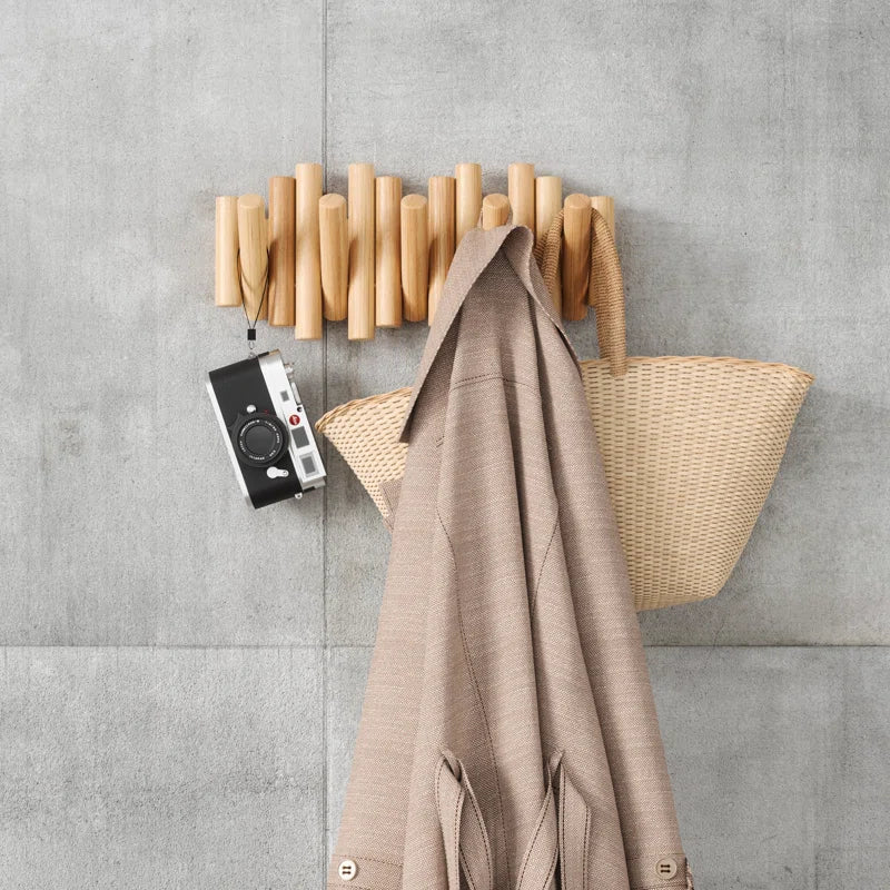 Wall Hook: Wall Mounted Coat Rack