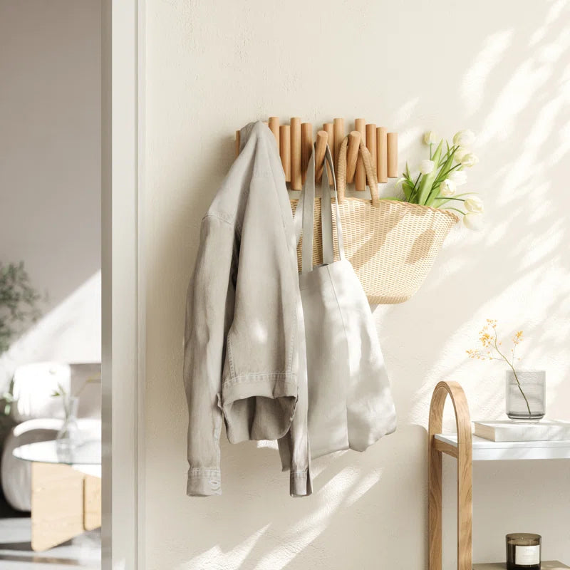 Wall Hook: Wall Mounted Coat Rack