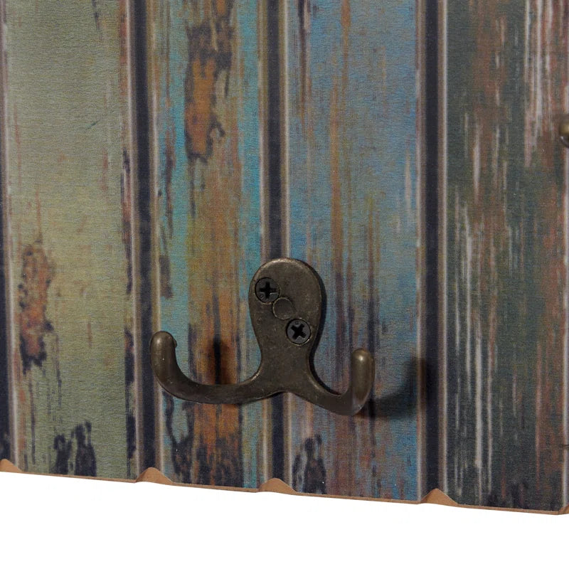 Wall Hook: Wall Mounted Wood Coat Hanger