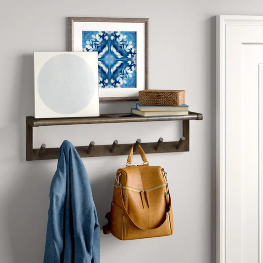 Wall Hook: Wooden Wall Mounted Hook