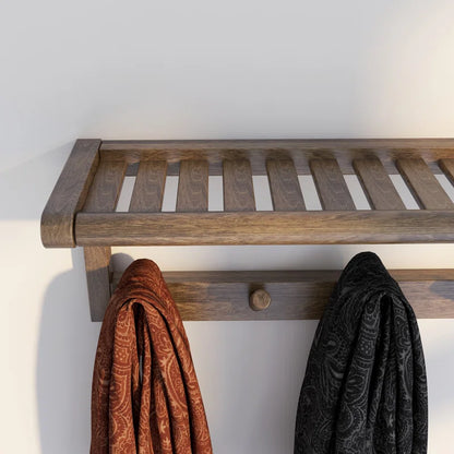 Wall Hook: Wooden Wall Mounted Hook