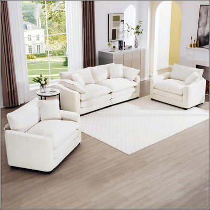 7 Seater Sofa Set: Warm & Cozy Sofa with Soft Cushions