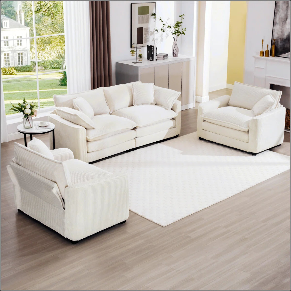 7 Seater Sofa Set: Warm & Cozy Sofa with Soft Cushions