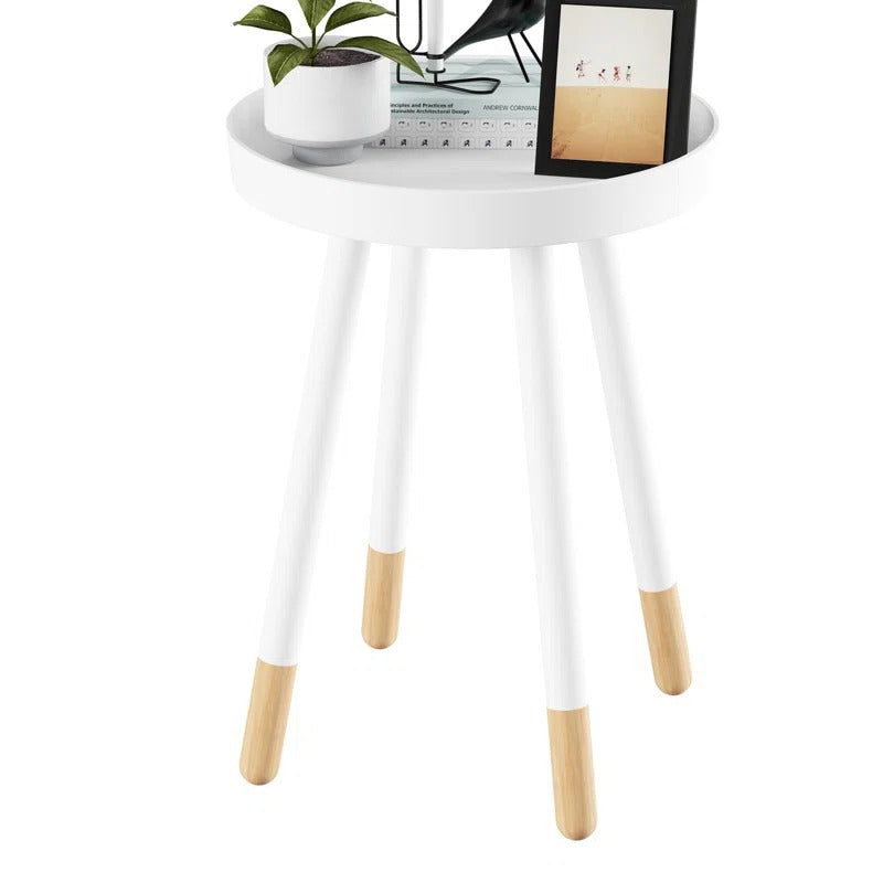 End Table: White Cambridgeshire End Table
