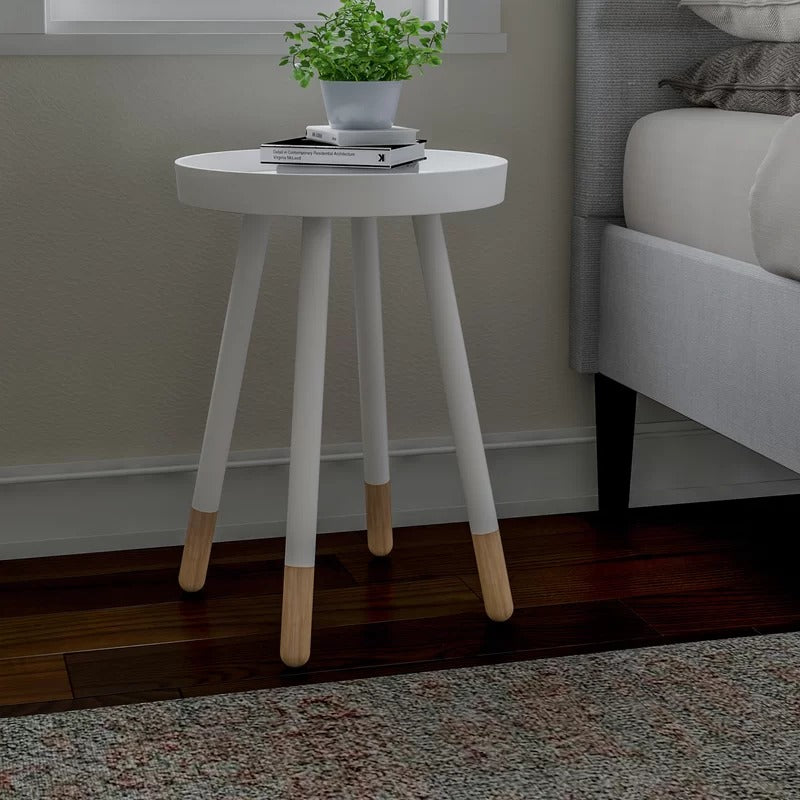 End Table: White Cambridgeshire End Table