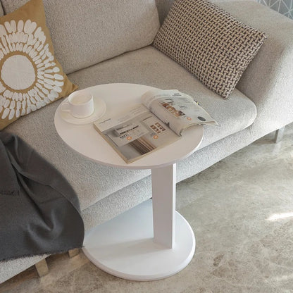 Side Tables: White End Table