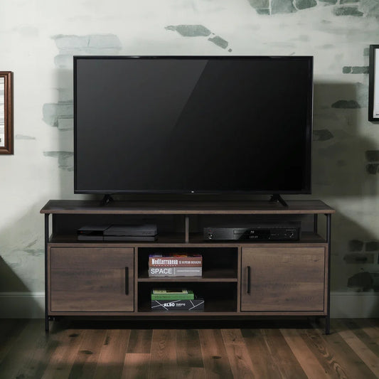 tv panel: Modern tv panel for 65" screens, offers functional and elegant storage