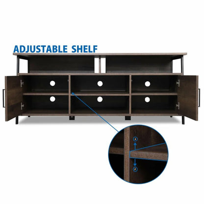 tv panel: Modern tv panel for 65" screens, offers functional and elegant storage