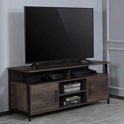 tv panel: Modern tv panel for 65" screens, offers functional and elegant storage