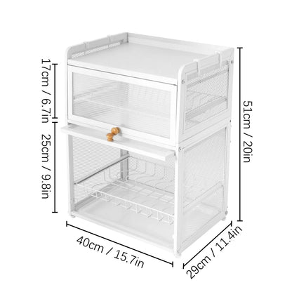 Kitchen Racks: Dish Rack Zakary Metal Countertop