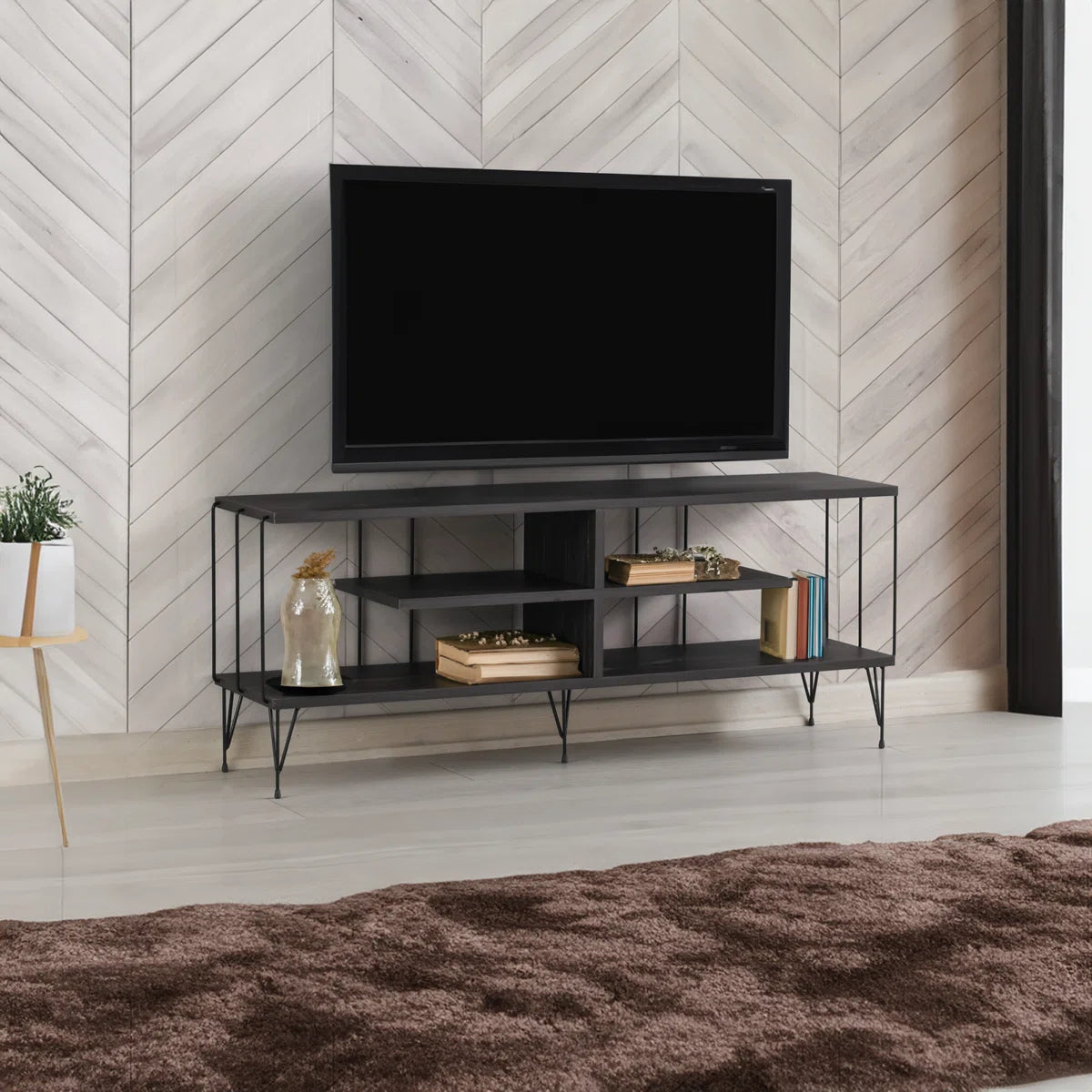 tv panel: Stylish tv panel for Living Rooms, Fits 50 Inch TVs