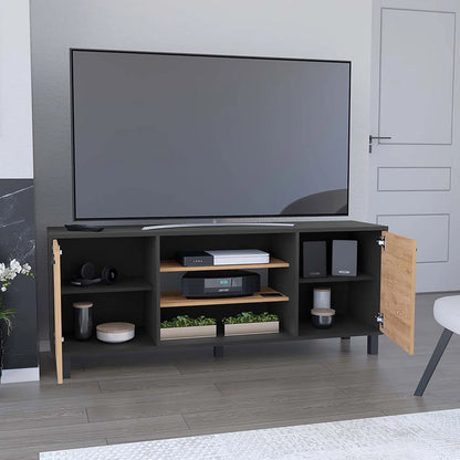 tv panel: Modern Media tv panel with Cable Management, Designed for TVs Up to 65"