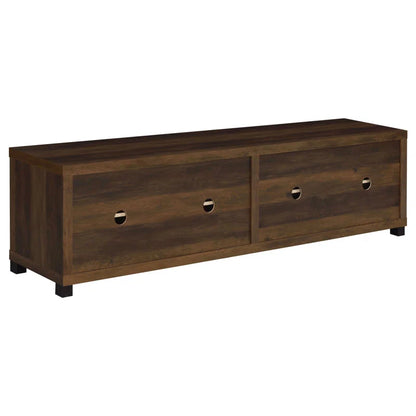 tv panel: 85" TV Stand with Cabinets, Shelves, and Modern Style