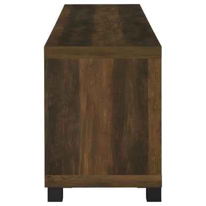 tv panel: 85" TV Stand with Cabinets, Shelves, and Modern Style