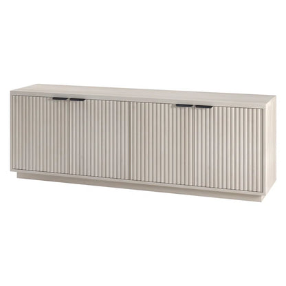 TV Panel: TV Stand for TVs up to 78" with Elegant Panel Backdrop and Modern Décor Accents