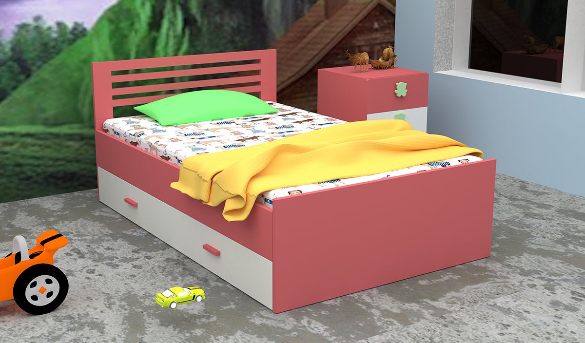 Single bed : Trundle Kids Furniture