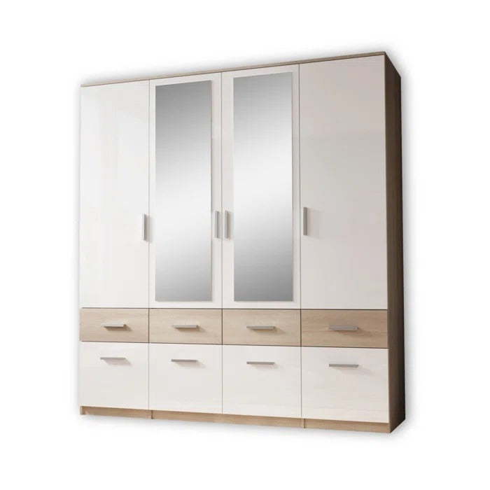 4 Door Wardrobes: 4 Door Manufactured Wood Wardrobe