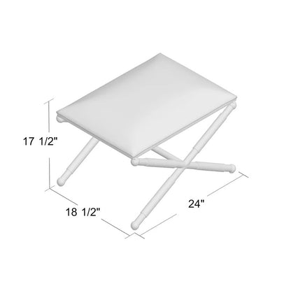 Seating Stool: 17.25'' Tall Metal Accent Stool
