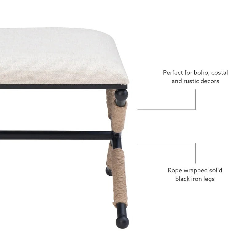 Seating Stool: 17.25'' Tall Metal Accent Stool