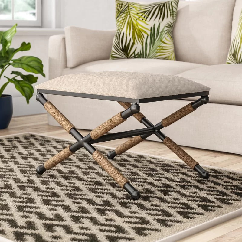 Seating Stool: 17.25'' Tall Metal Accent Stool