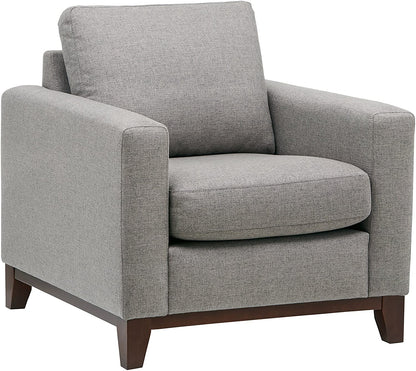 Sofa Chair : Grey Weave Living Room Arm Chair