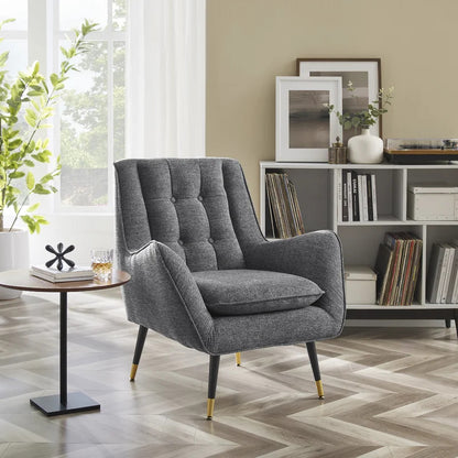 1 Seater Sofa Set : 30.31'' Wide Tufted Armchair