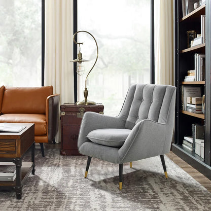 1 Seater Sofa Set : 30.31'' Wide Tufted Armchair
