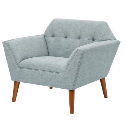 1 Seater Sofa Set 38'' Wide Tufted Armchair
