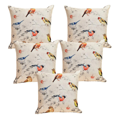 Cushion Covers: 5 Decorative Hand Made Jute Throw/Pillow Cushion Covers