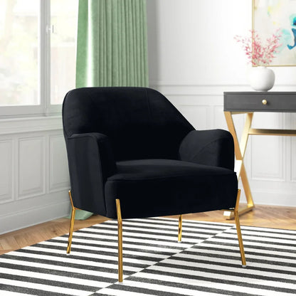 1 Seater Sofa Set : BEN 26'' Wide Velvet Armchair